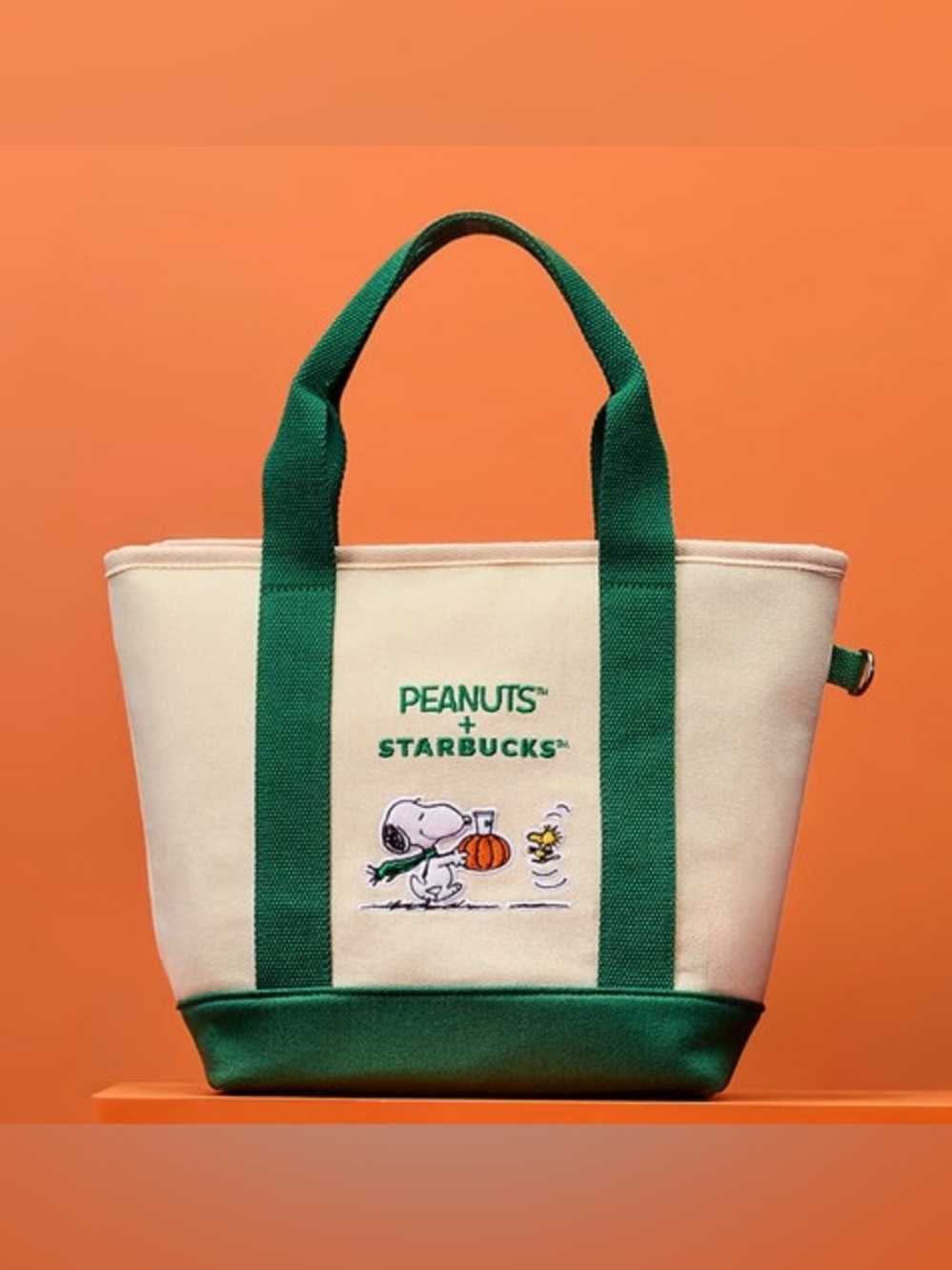 Fall Snoopy Starbucks Tote Bag 2026
